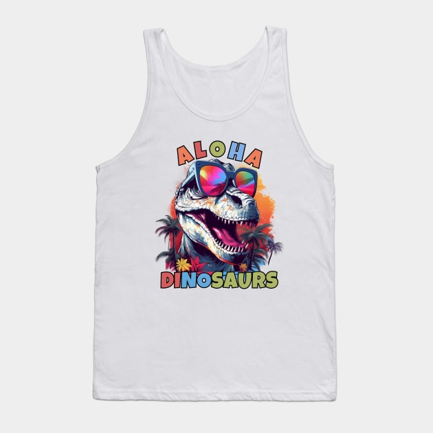 Aloha dinosaurs! Tank Top by mksjr